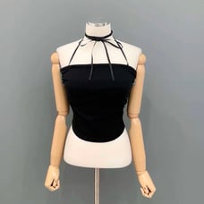 Tube Top With Tie Details