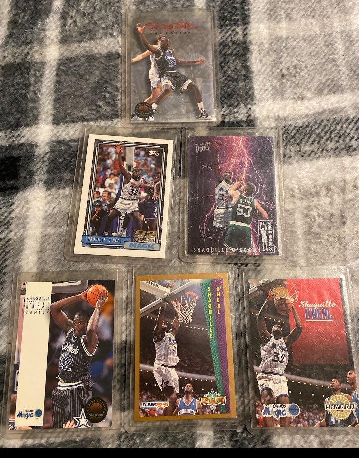 Shaquille O'neal rookie cards lot