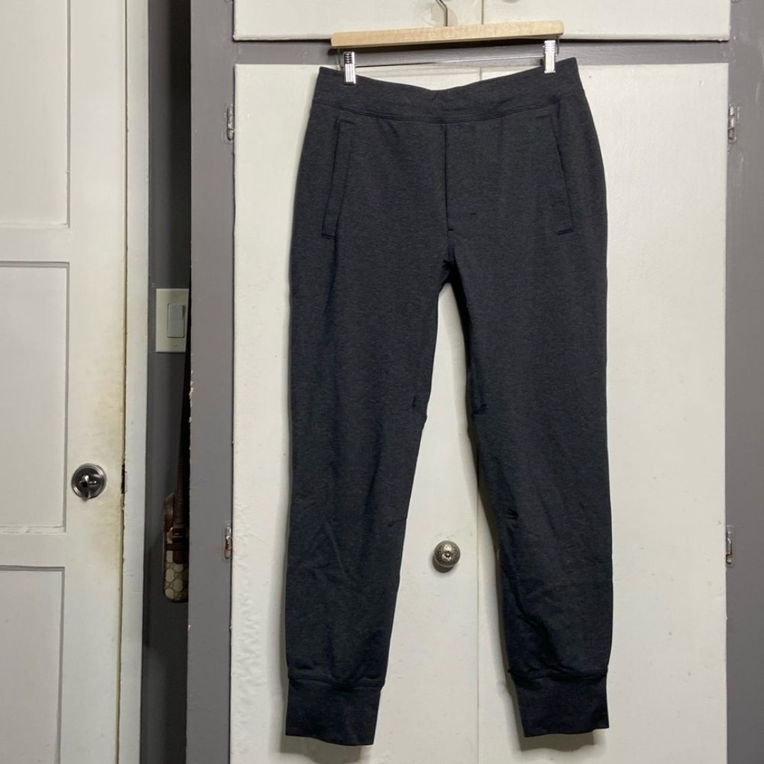 Lululemon Mens Dark Gray Intent Joggers Size L Sweatpants Tapered M5840s