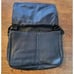 Wilsons Leather Black Leather Messenger Laptop Bag Unisex
