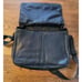 Wilsons Leather Black Leather Messenger Laptop Bag Unisex