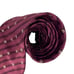 Brioni Men's Tie Burgundy Red Striped Floral Satin Silk 3 5/8 (W) 59.5 (L) euc
