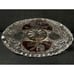 Hofbauer Byrdes Collection Oval Trinket Bowl with Sawtooth Edge W. Germany 1970s