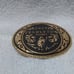 Montana Silversmiths Pendleton Let'er Buck 2013 Buckle Gold on Black Excellent 1