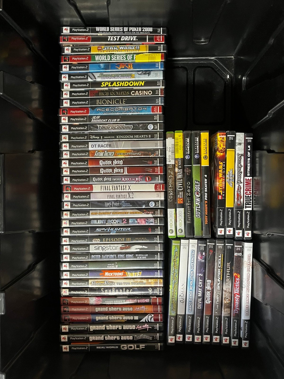 PlayStation 2, Xbox 360, GameCube video games