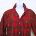 Victoria's Secret Plaid Flannel PJ Sleepwear Top Lady-M Button-Up Cotton/Modal