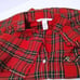 Victoria's Secret Plaid Flannel PJ Sleepwear Top Lady-M Button-Up Cotton/Modal