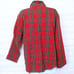 Victoria's Secret Plaid Flannel PJ Sleepwear Top Lady-M Button-Up Cotton/Modal