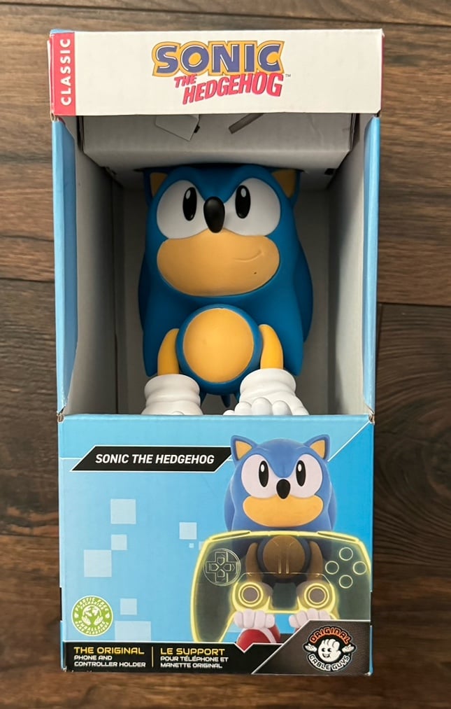 Sonic the Hedgehog Phone Stand/Game Controller Holder - Cable Guys NIB