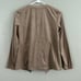 J. Jill Faux Suede Open Front Waterfall Jacket Size XSP NWT Sandalwood Tan Brown