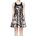 Diane Von Furstenberg Raelin Red Carpet Snake Print Fit and Flare Dress Size 2