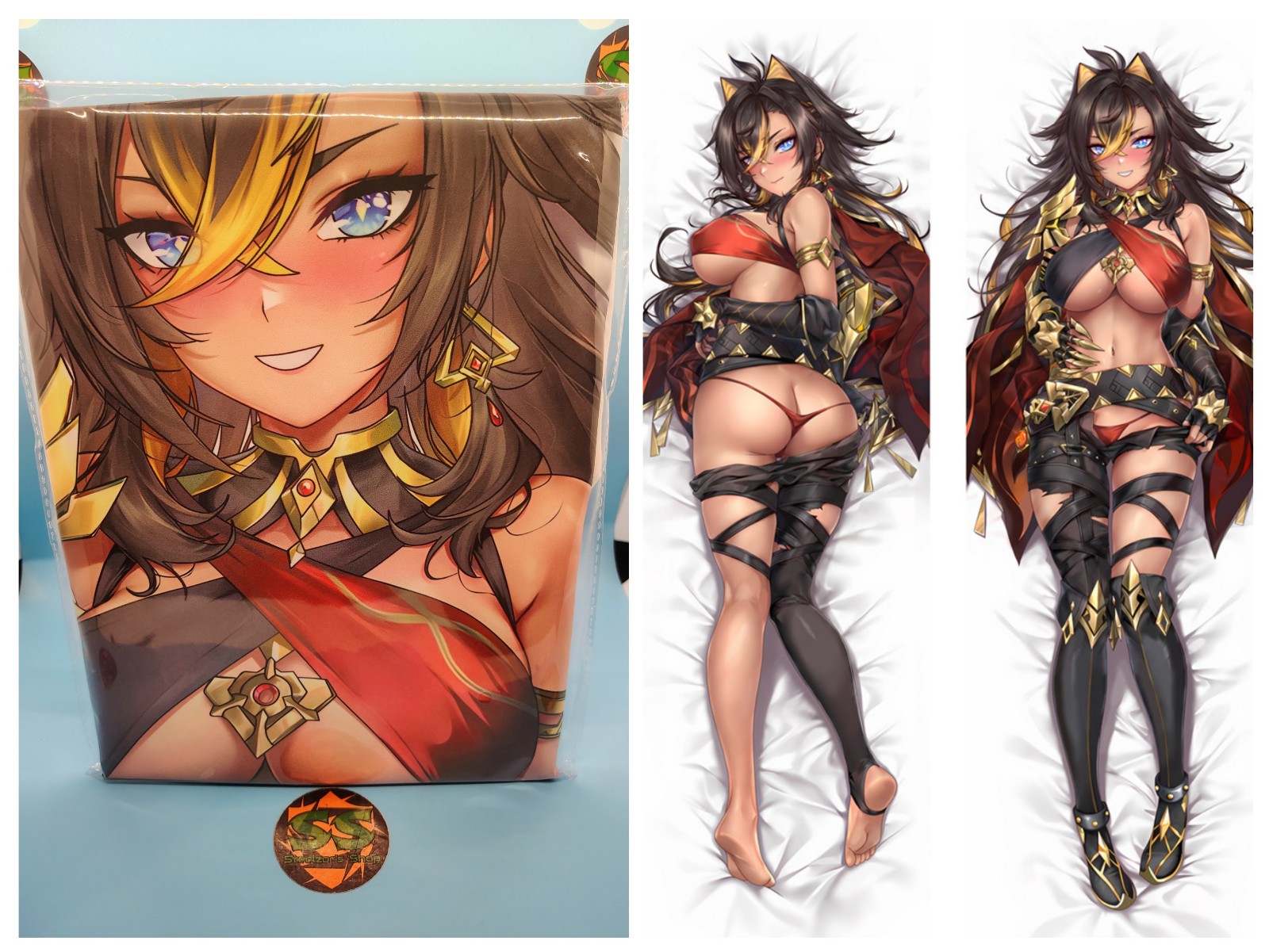 Genshin Impact - Dehya - Peach Skin Dakimakura - Body Pillowcase - 150 x 50 CM