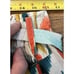 Chufy Womens Bermuda Shorts Sz Medium Abstract Print Beige Orange Organic Cotton