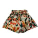 Chufy Womens Bermuda Shorts Sz Medium Abstract Print Beige Orange Organic Cotton