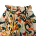Chufy Womens Bermuda Shorts Sz Medium Abstract Print Beige Orange Organic Cotton