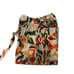 Chufy Womens Bermuda Shorts Sz Medium Abstract Print Beige Orange Organic Cotton