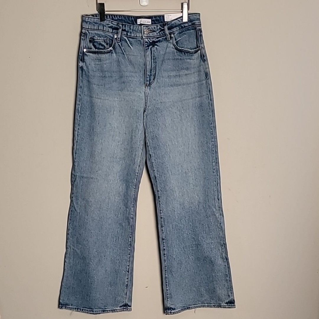 Loft The Wide Leg Jean Sz 30 High Rise Curvy Fit NWT