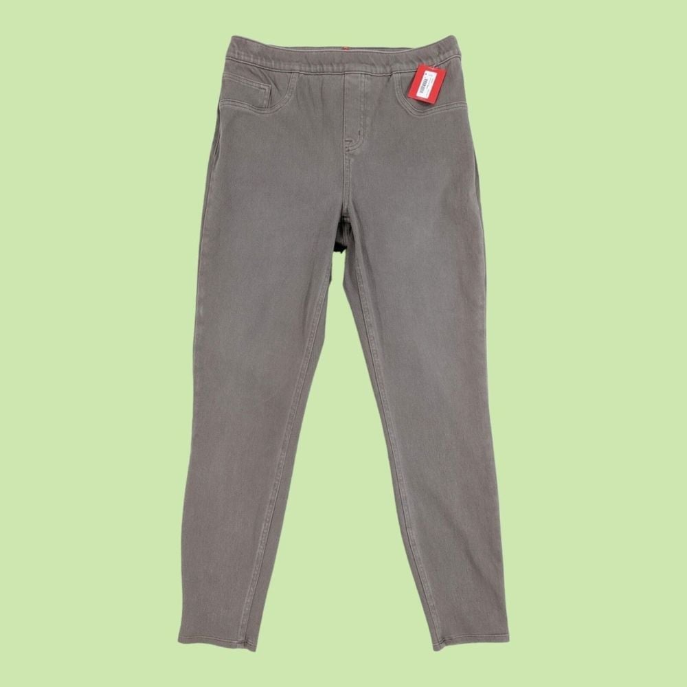 Spanx Ankle Jean-ish Leggings in Earthy Taupe L