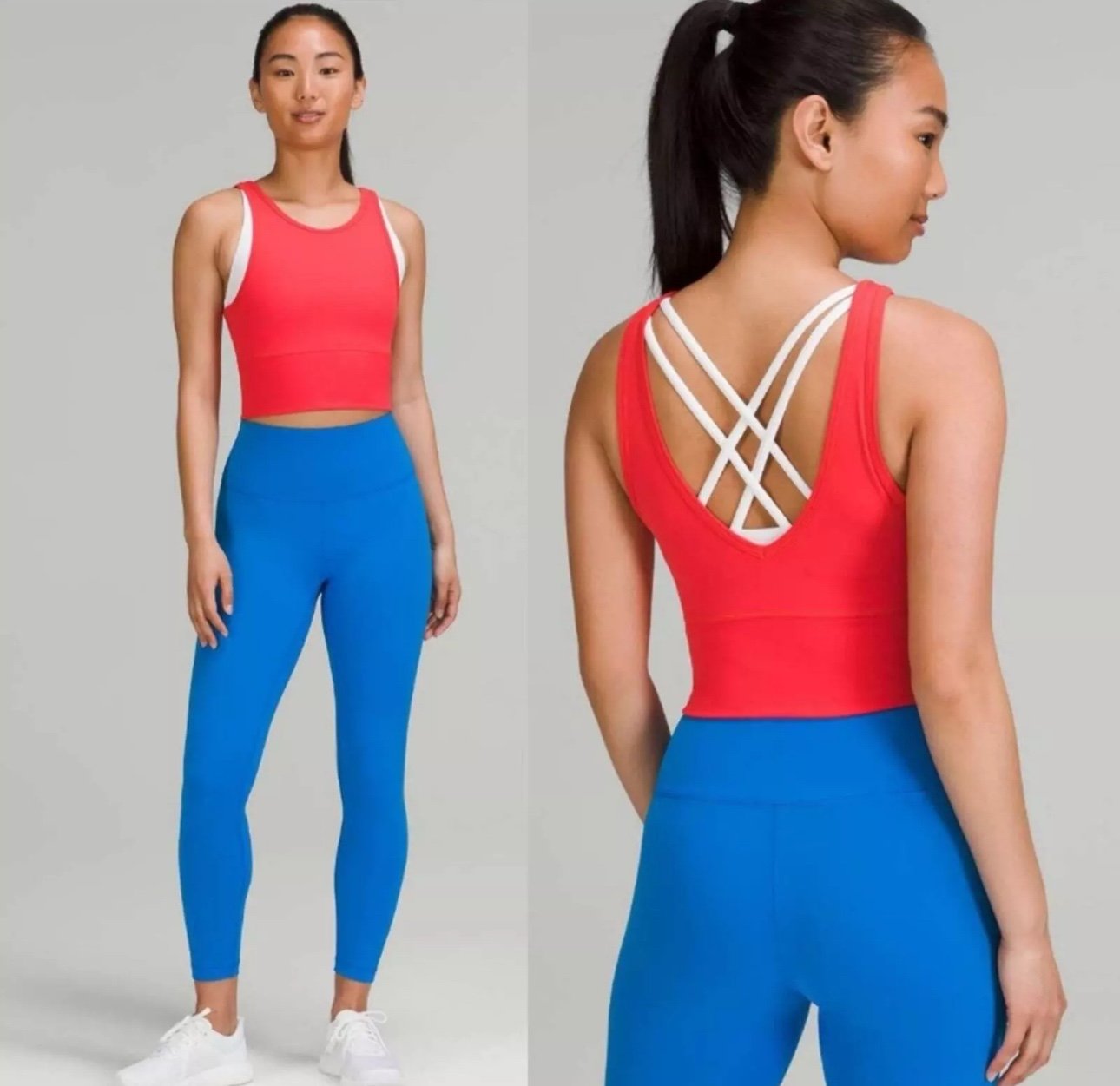Lululemon Power Pivot Tank Top *Everlux in Carnation Red size 2