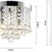 2 Light Mini Chandelier Crystal Light