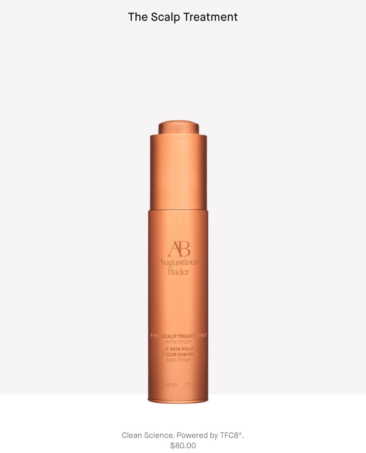 Augustinus Bader the scalp treatment