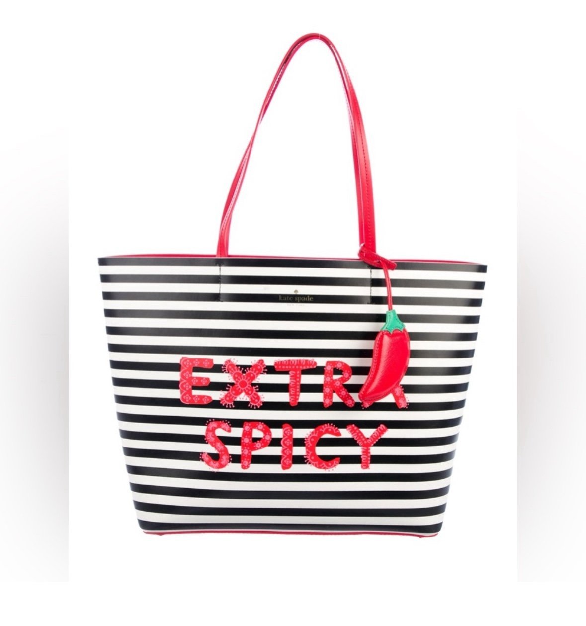 KATE SPADE Extra Spicy Chili Pepper Little Len Tote Extra Large