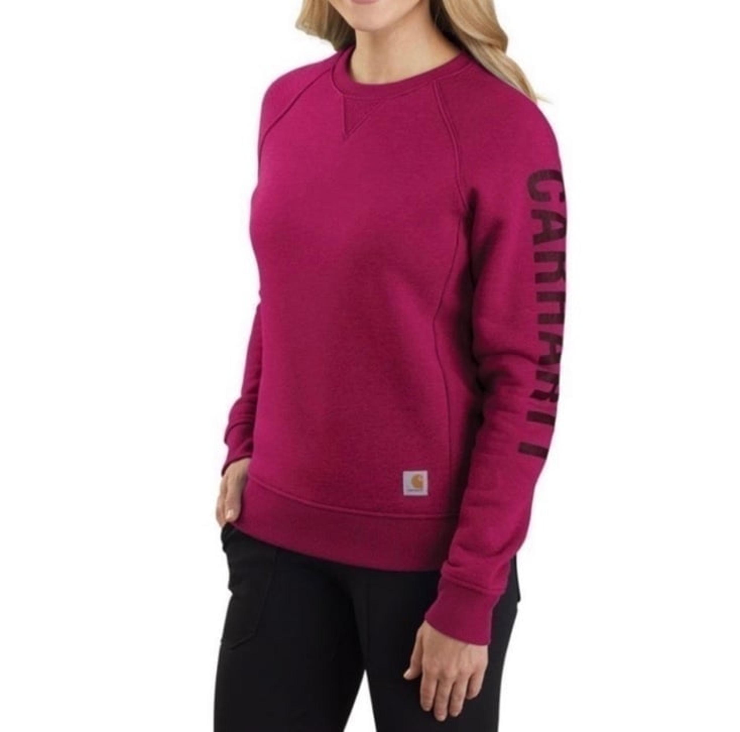 New Carhartt Women's relaxed Fit Midweight Crewneck 2x