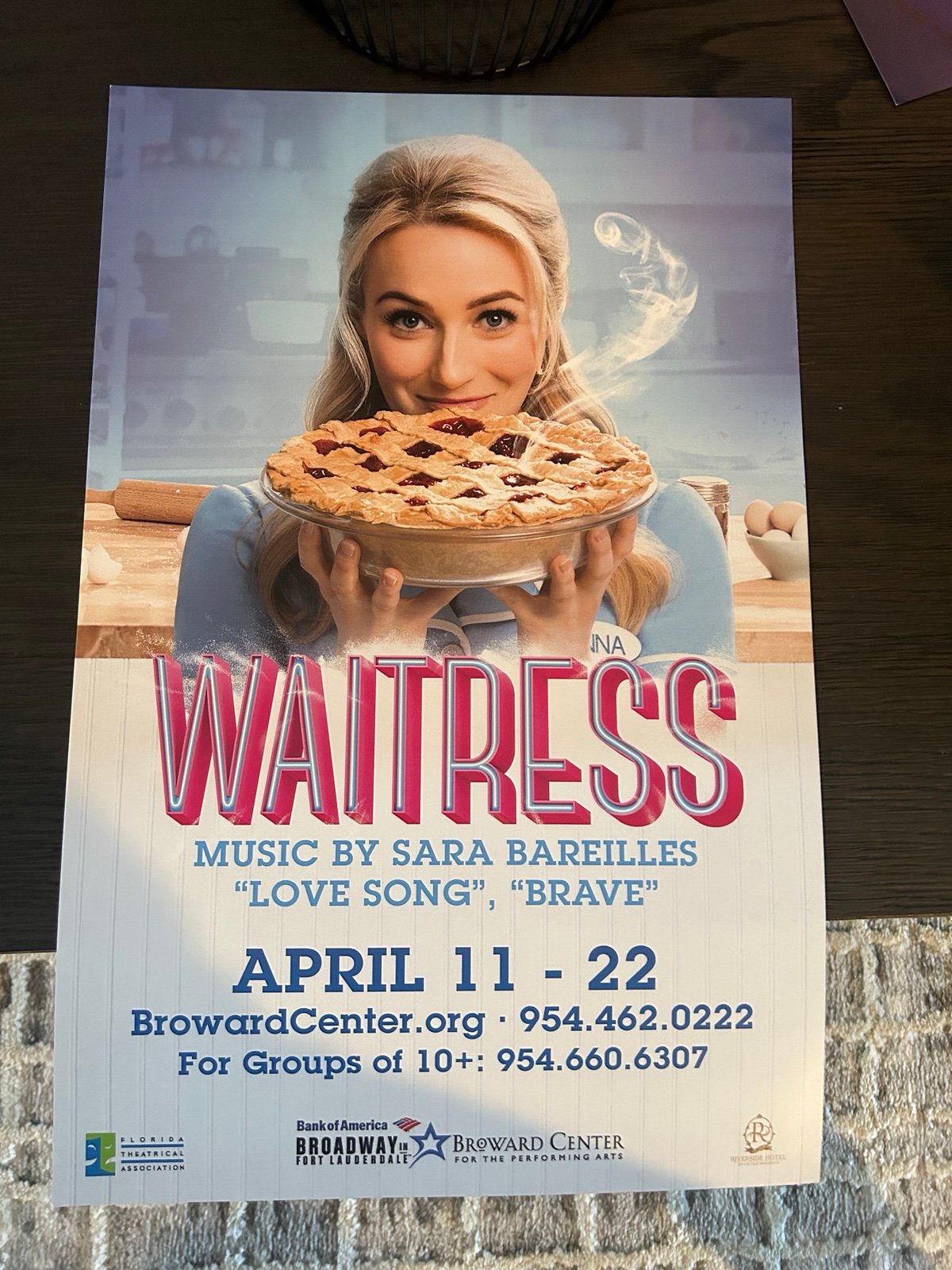 Betsy Wolfe Waitress Poster