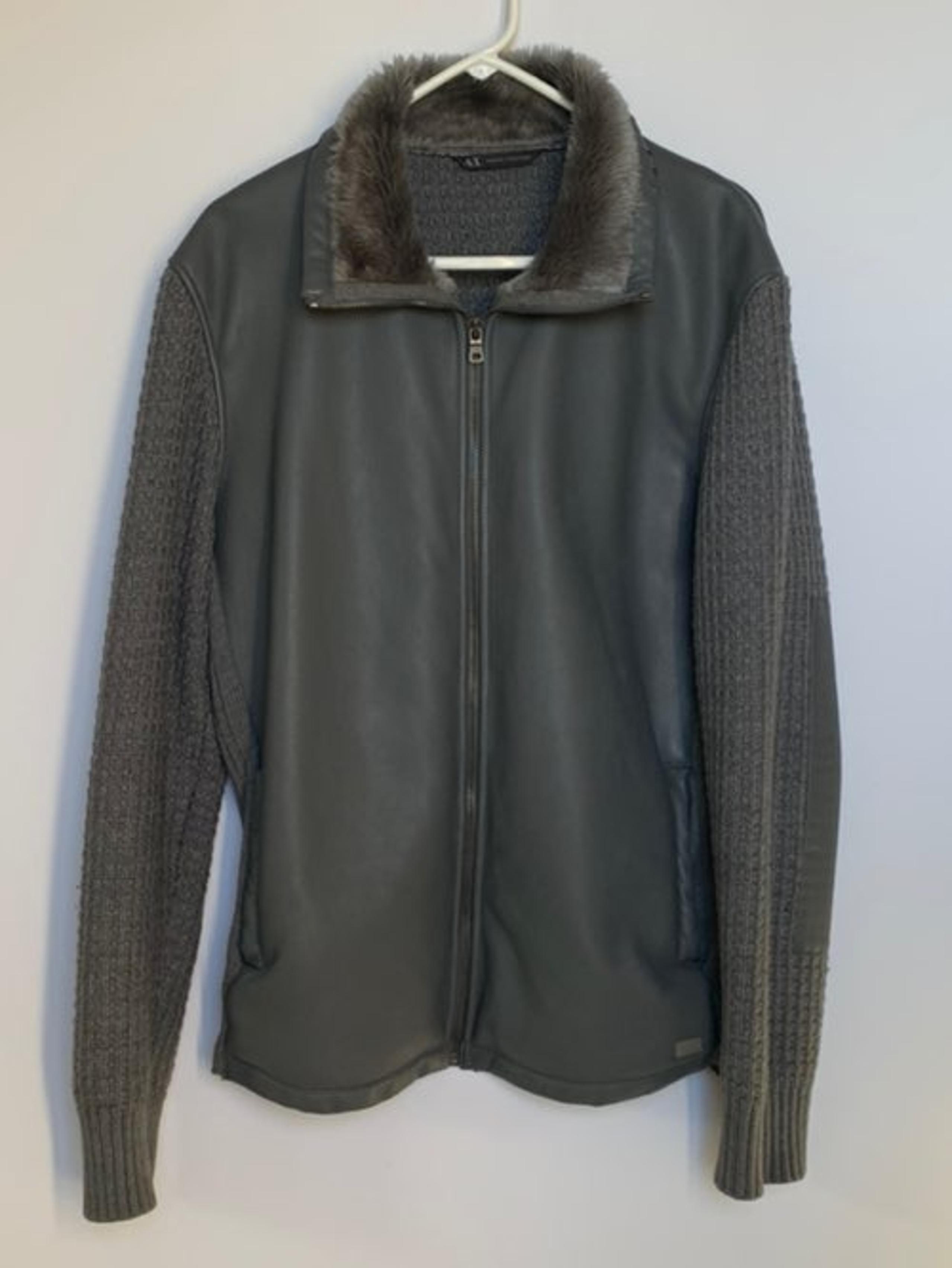 Mens Armani Exchange Sweater Jacket, Gre