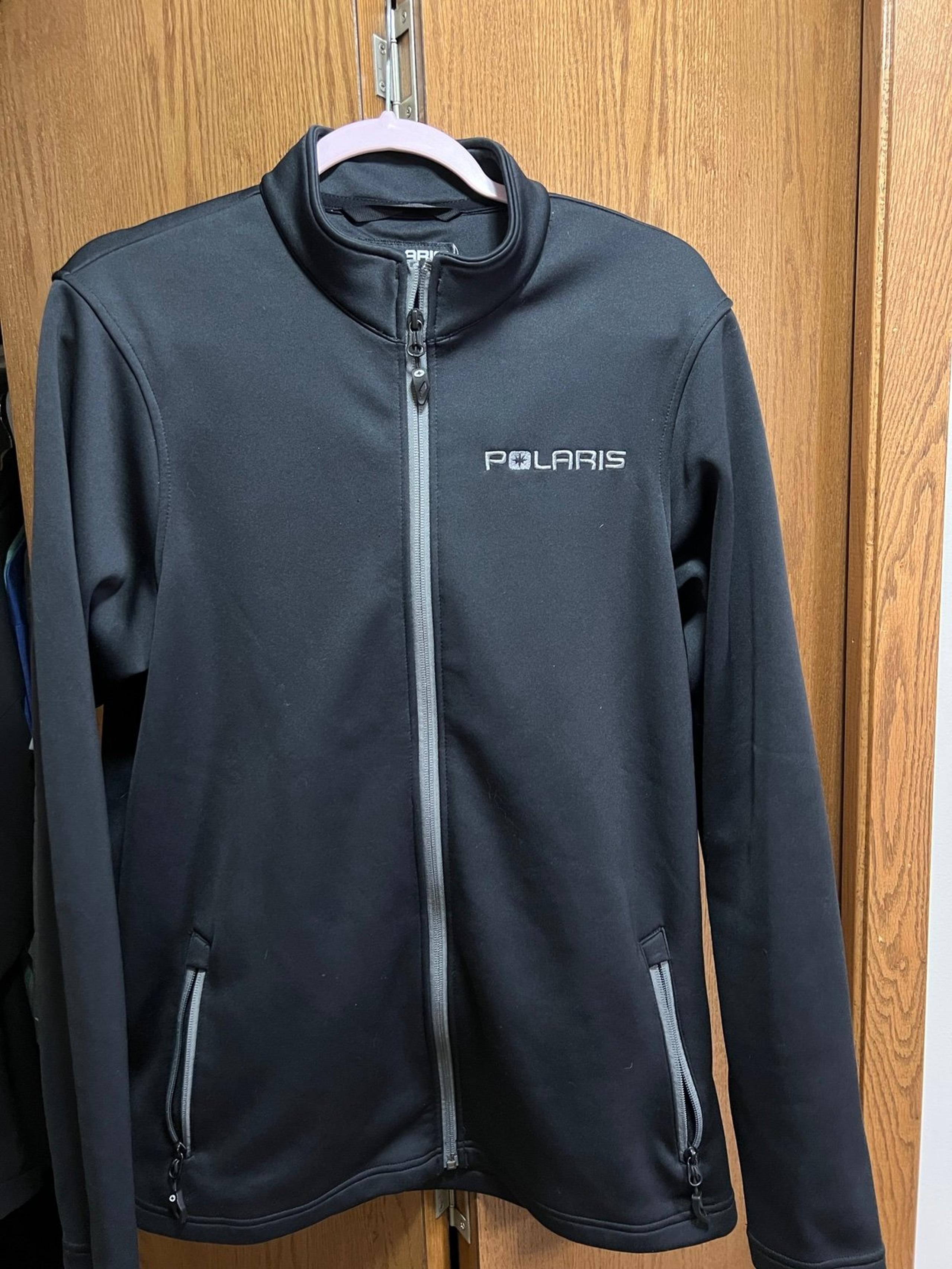 Polaris Snowmobile Men's Mid Layer Jacket Black/gray Large Fleece
