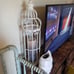 Bird cage candle holders