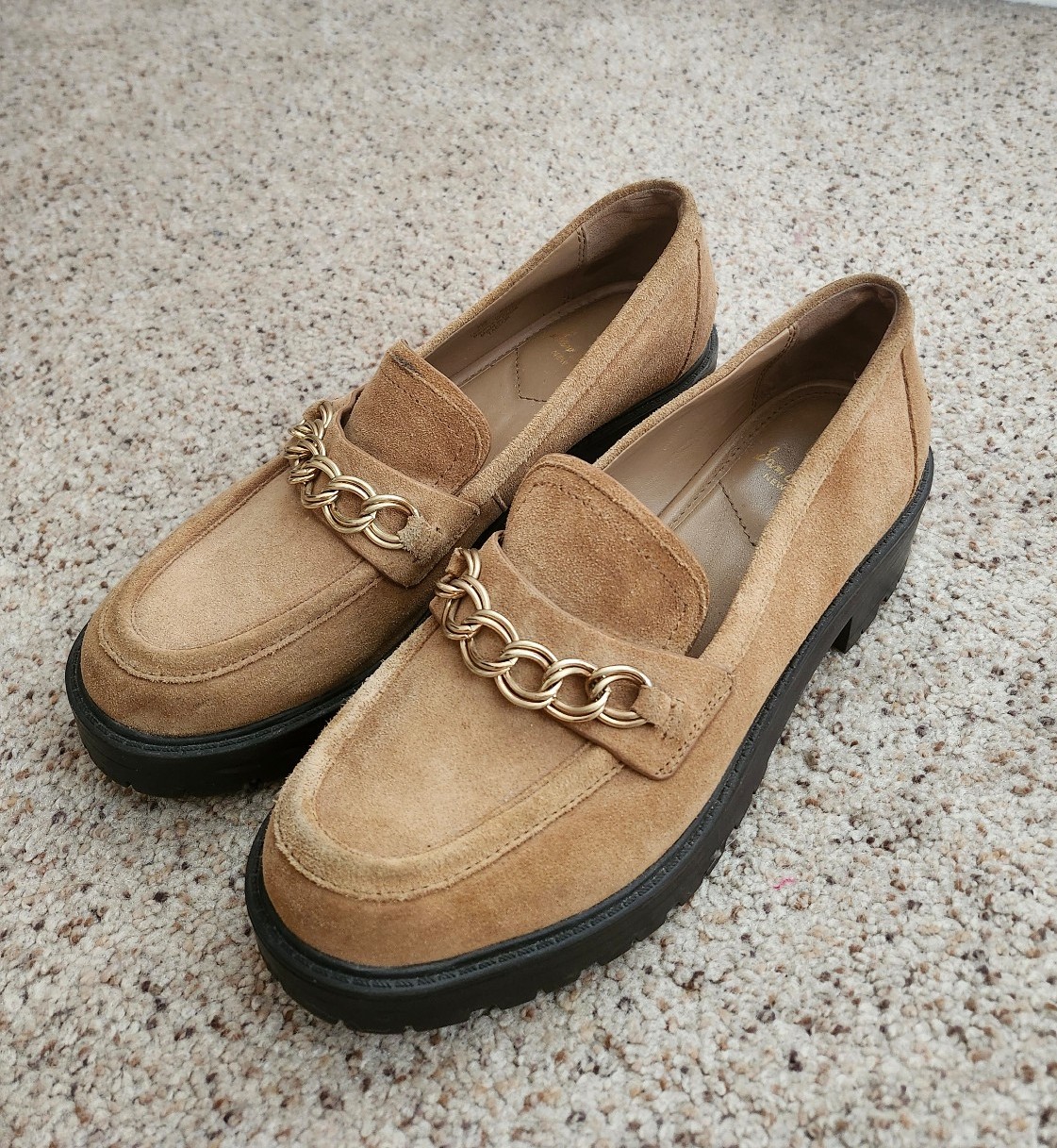 Sam Edelman taelor chain link leather loafers