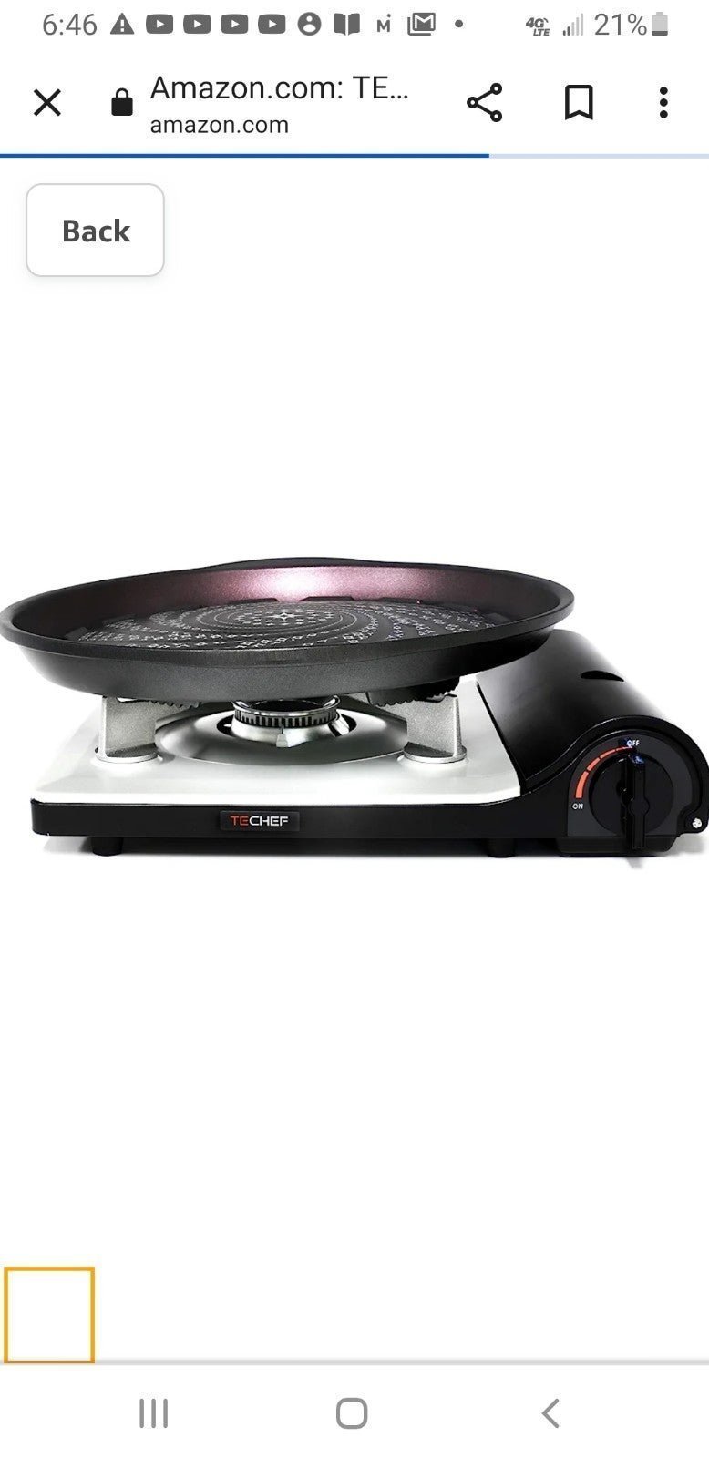 TECHEF Korean BBQ Pan/Stovetop Burner