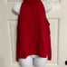 1- ZARA Red Halter Sleeveless Top