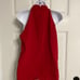1- ZARA Red Halter Sleeveless Top