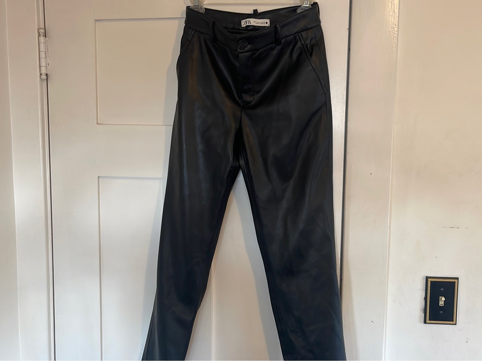 Zara leather pants
