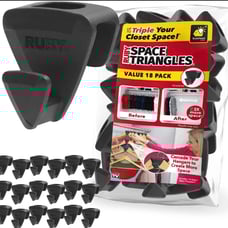 5 x RUBY Space Triangles AS-SEEN-ON-TV, Up to 3X More Closet Space 18 per box