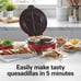 Hamilton Beach Quesadilla Maker, 8 Round, Red, New-In-Original Packaging