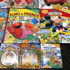 Set of 11 First Look and Find oversized board books for girls 3 Small