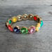 Handcrafted bracelet with Swarovski crystal