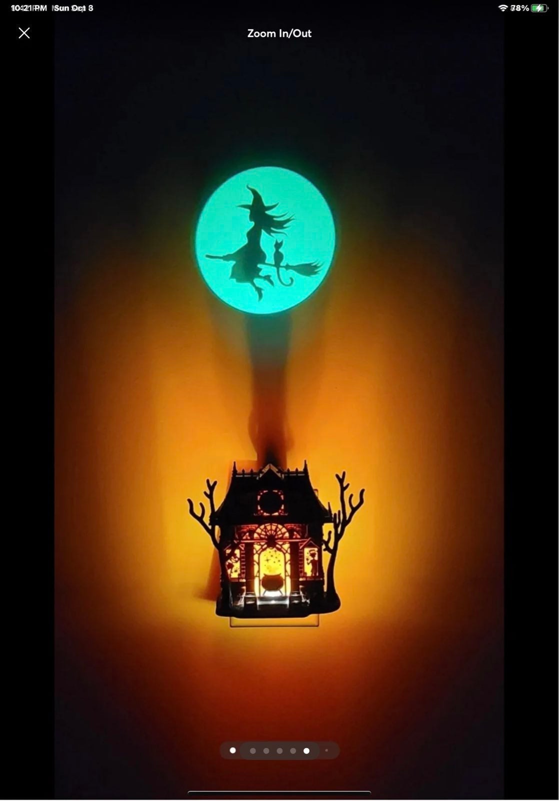 BBW Haunted House Wallflower Projector