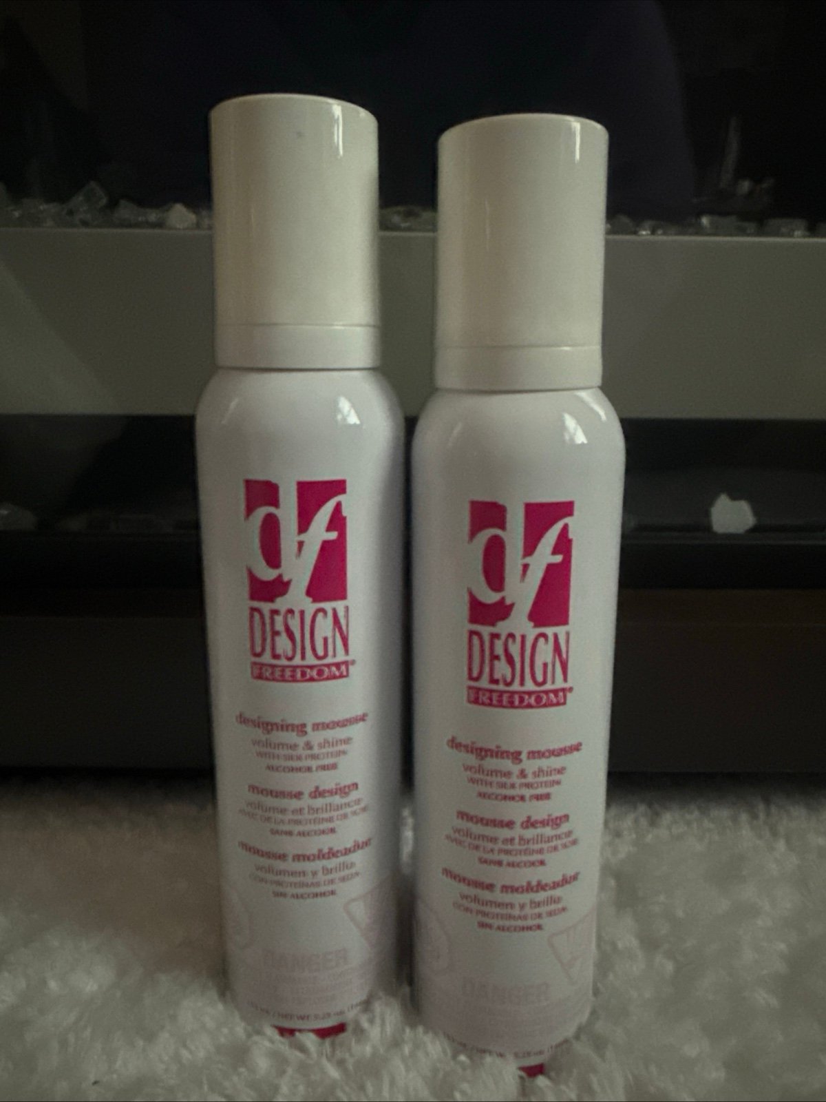 Design Freedom DF Designing Hair Mousse Volume Shine 10.5oz Lot of 2 Zotos