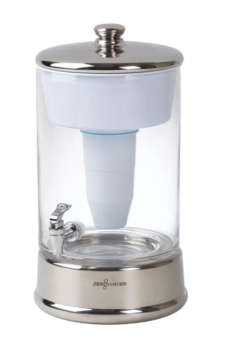 Zerowater 40 Cup Glass Water Dispenser with Filter
