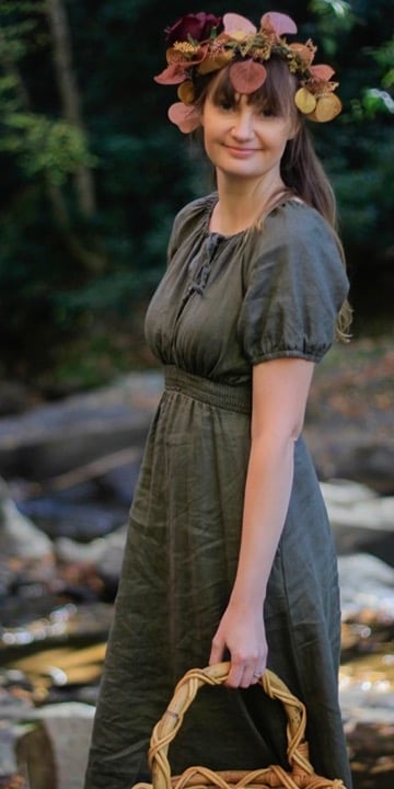Super Cute Dresses by Ringger Large Nursing Linen Olea Folklore