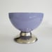 Vintage Oneida Lavender Metal Footed Ice Cream Dessert Cups Bowls Set of 6