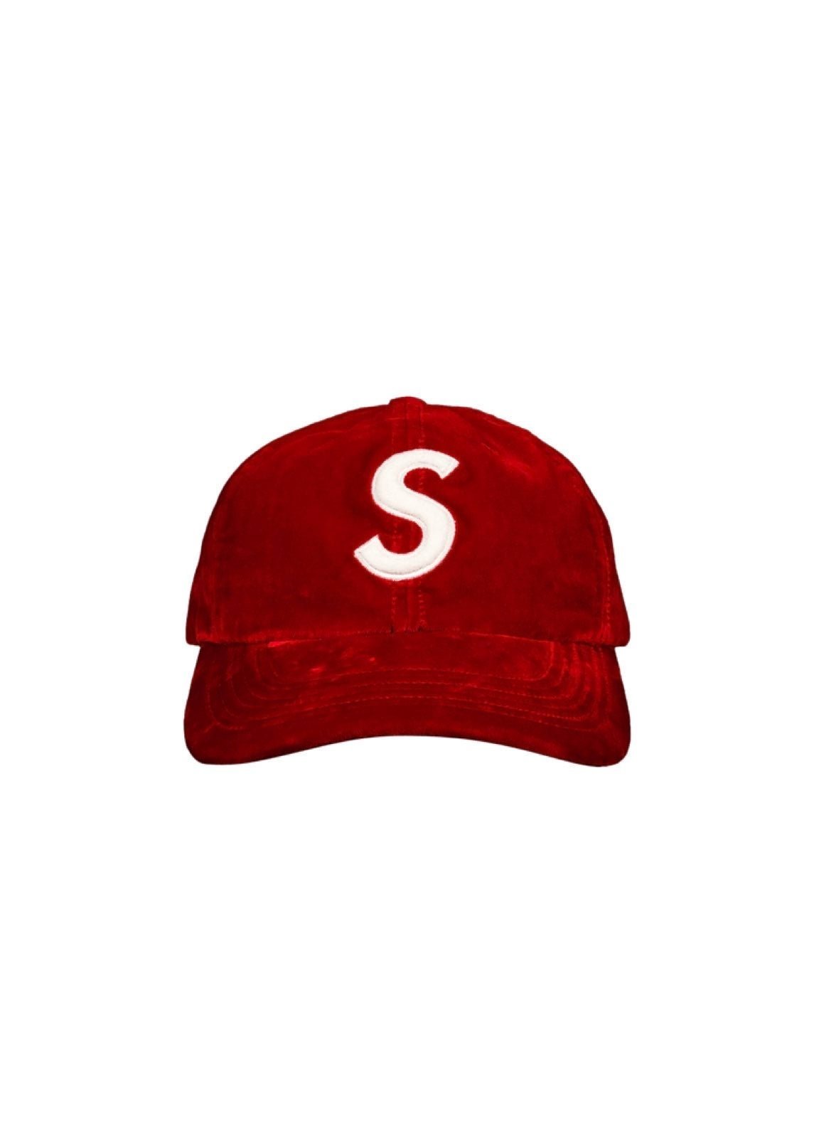 Supreme Velvet S Logo 6 - Panel Red