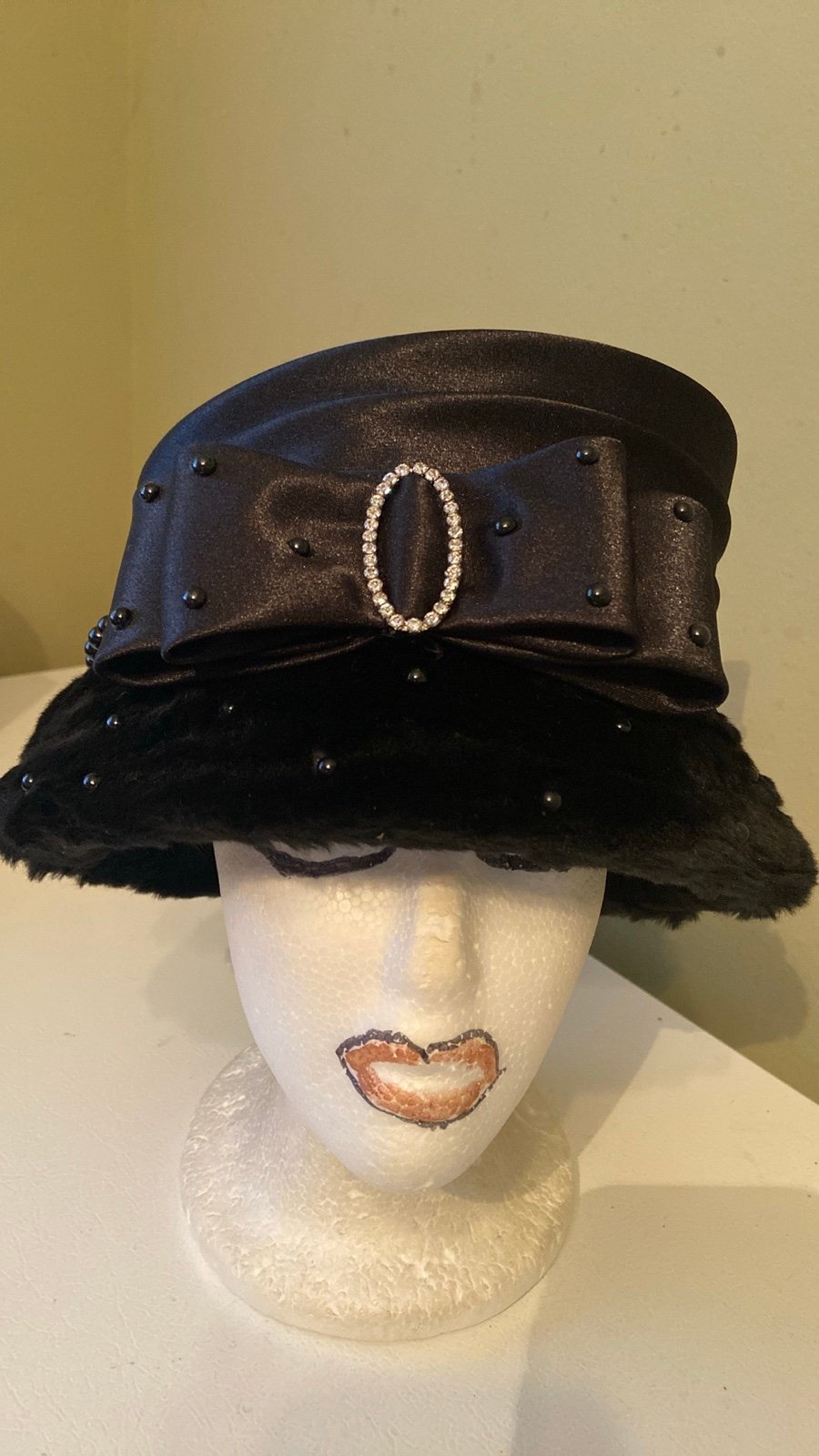 Gorgeous Black Winter Hat by Ms. Divine