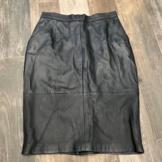 Prestige Club Y2K Vintage Leather Skirt