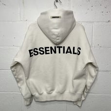 Fear of God Essentials 3M Logo Pullover Hoodie “White” FW19