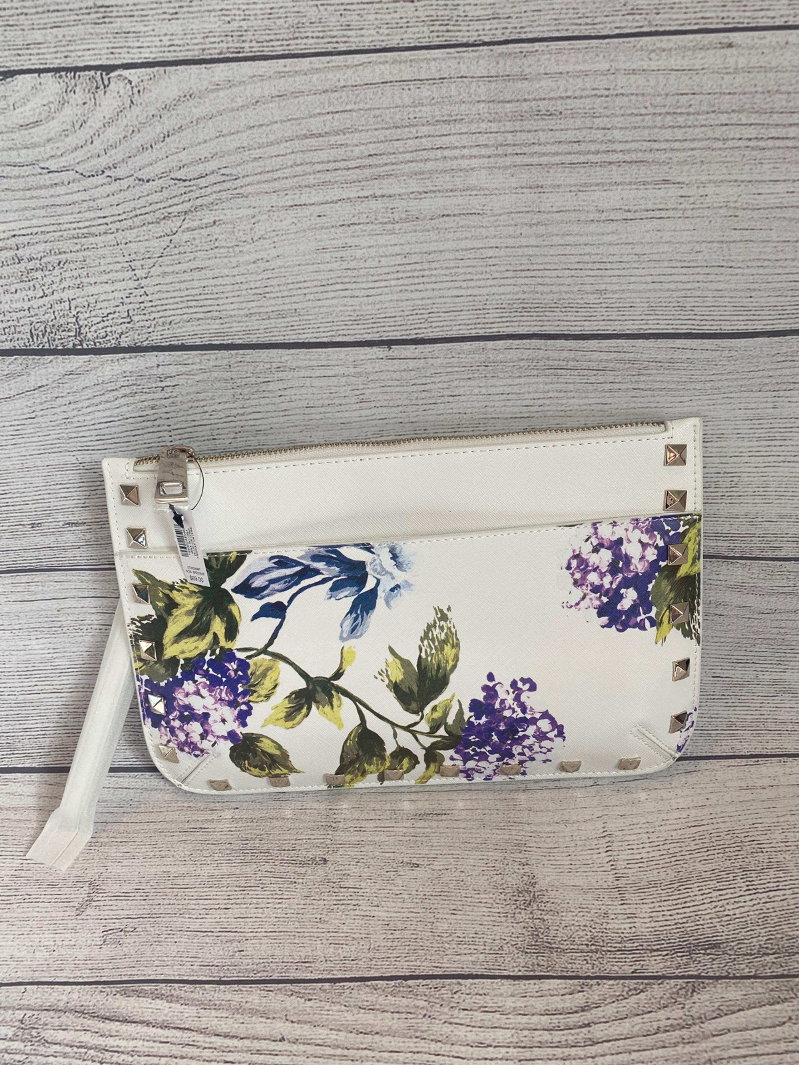 White House Black Market Clutch Bag  Vegan leather clutch bag
